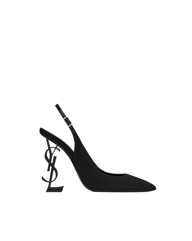 Expert in replicas, Lv, Hermès, Chanel, Yves Saint Laurent, Valentino and more... 12 Saint Laurent crystal buckle slingback pumps