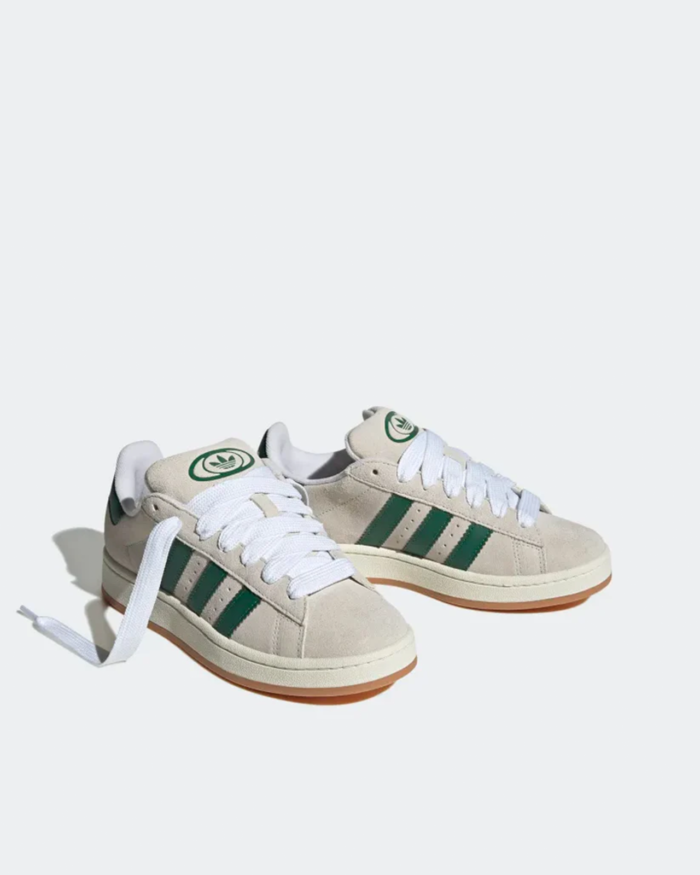 Adidas Campus 00s Crystal White Dark Green2