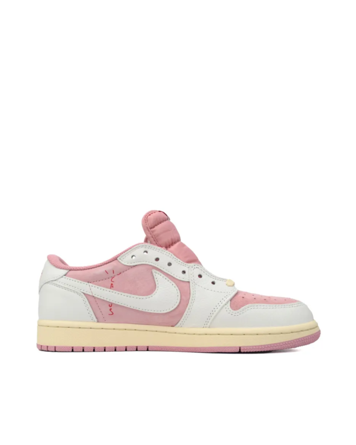 Air Jordan 1 Low Travis Scott White Pink2