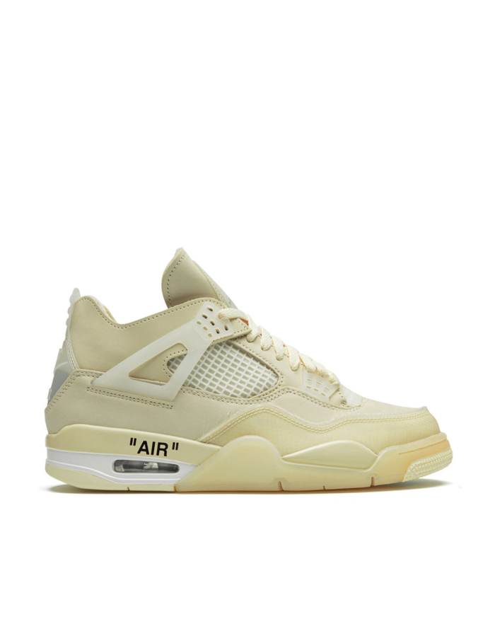 Air Jordan 4 Retro Off White Sail Trainers1