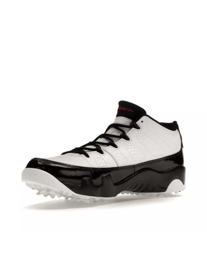 Air Jordan 9 Golf Low White Black True Red1