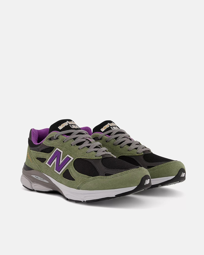 New Balance 990v3 Made in USA Olive Leaf Black M990TC32