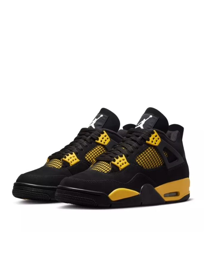 Nike Air Jordan 4 Thunder Retro Tour Yellow Black OG4