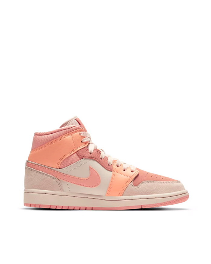 Nike Updates Its Air Jordan 1 Mid in a Spring Inspired Apricot Orange Colorway1