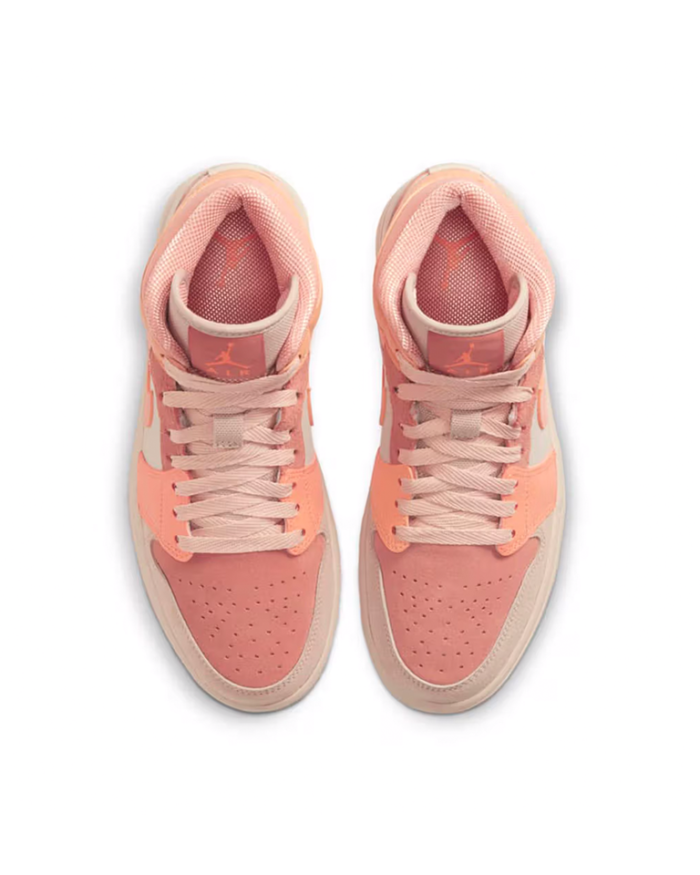 Nike Updates Its Air Jordan 1 Mid in a Spring Inspired Apricot Orange Colorway2