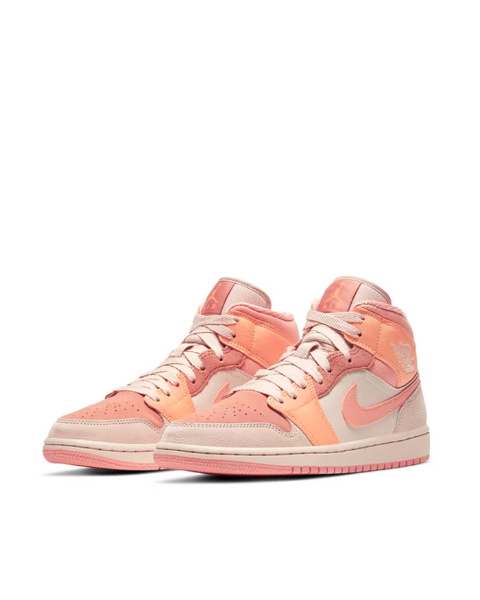 Nike Updates Its Air Jordan 1 Mid in a Spring Inspired Apricot Orange Colorway3