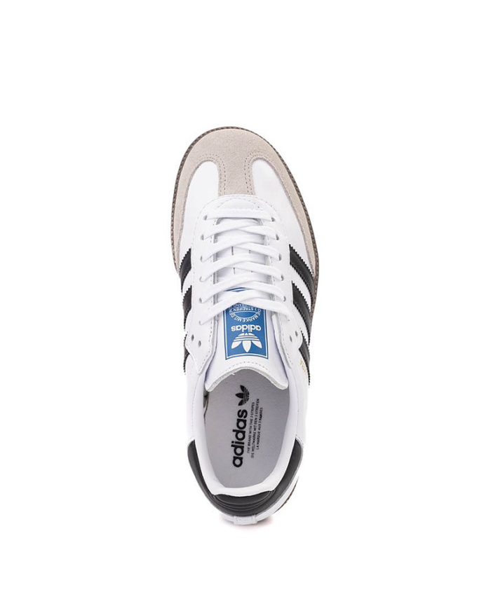 adidas Samba OG Athletic Shoe Big Kid Cloud White Core Black4