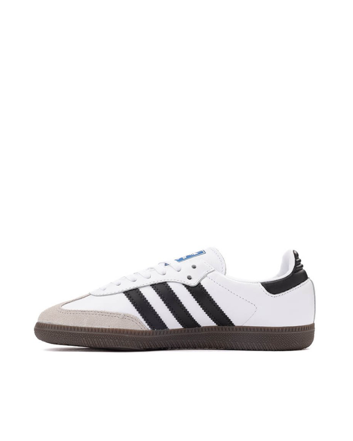 adidas Samba OG Athletic Shoe Big Kid Cloud White Core Black5